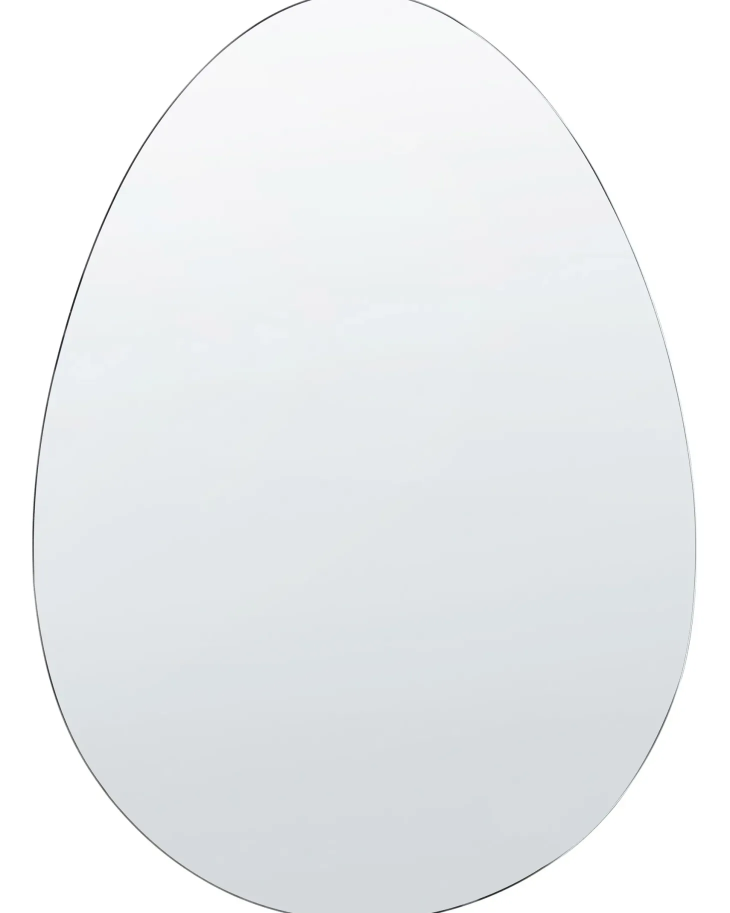 Lustro ścienne MONTRESOR 50 cm 70 cm Srebrny