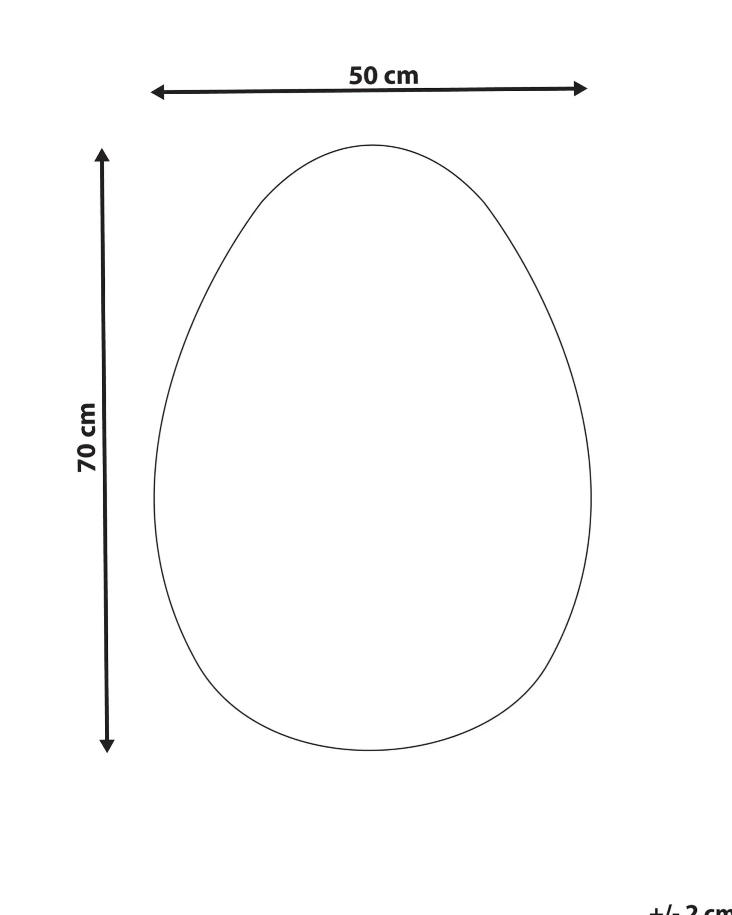 Lustro ścienne MONTRESOR 50 cm 70 cm Srebrny