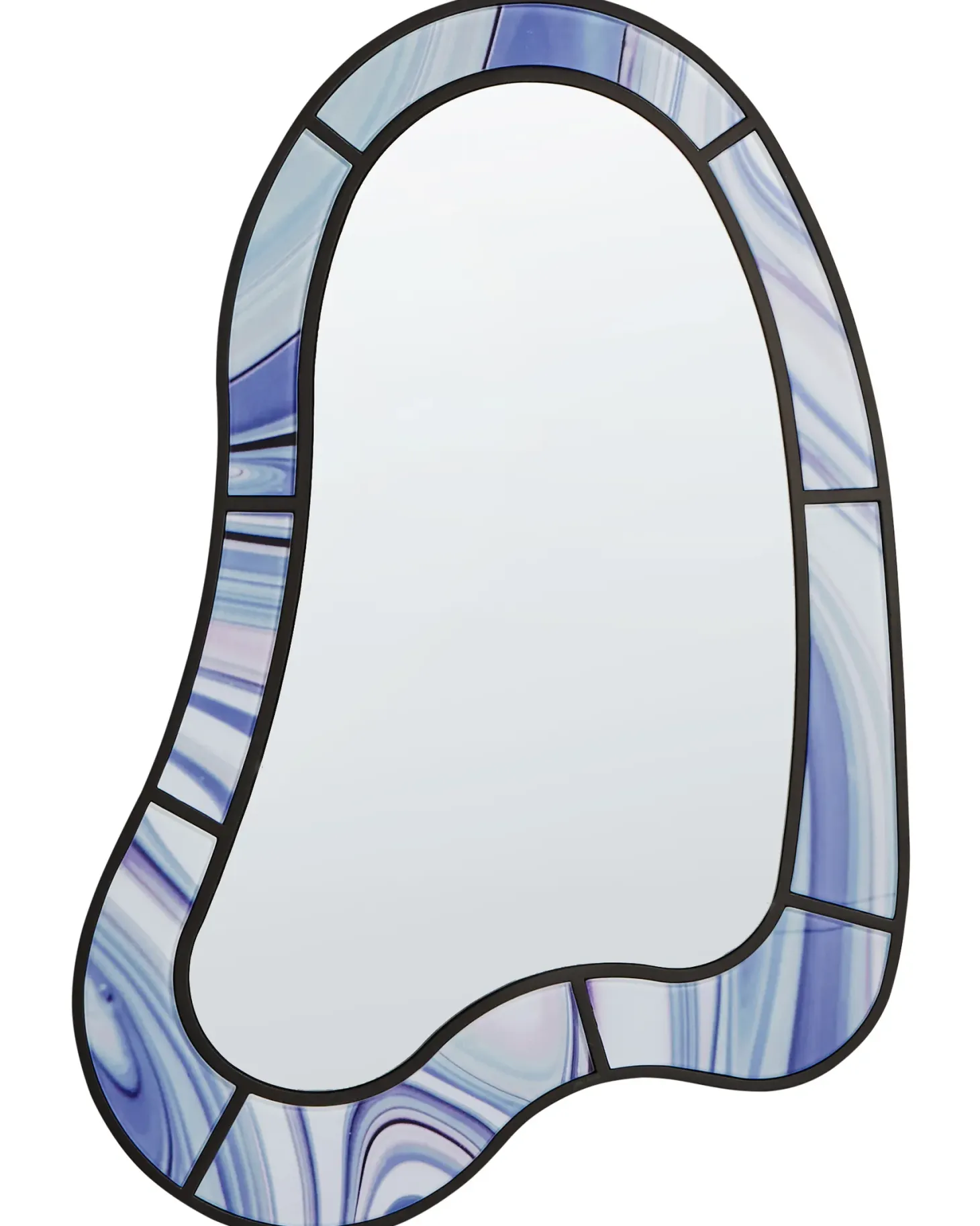 Lustro ścienne MONTSEC 49 cm 83 cm Fioletowy