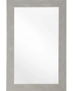 Lustro ścienne NEVEZ 60 cm 91 cm Szary