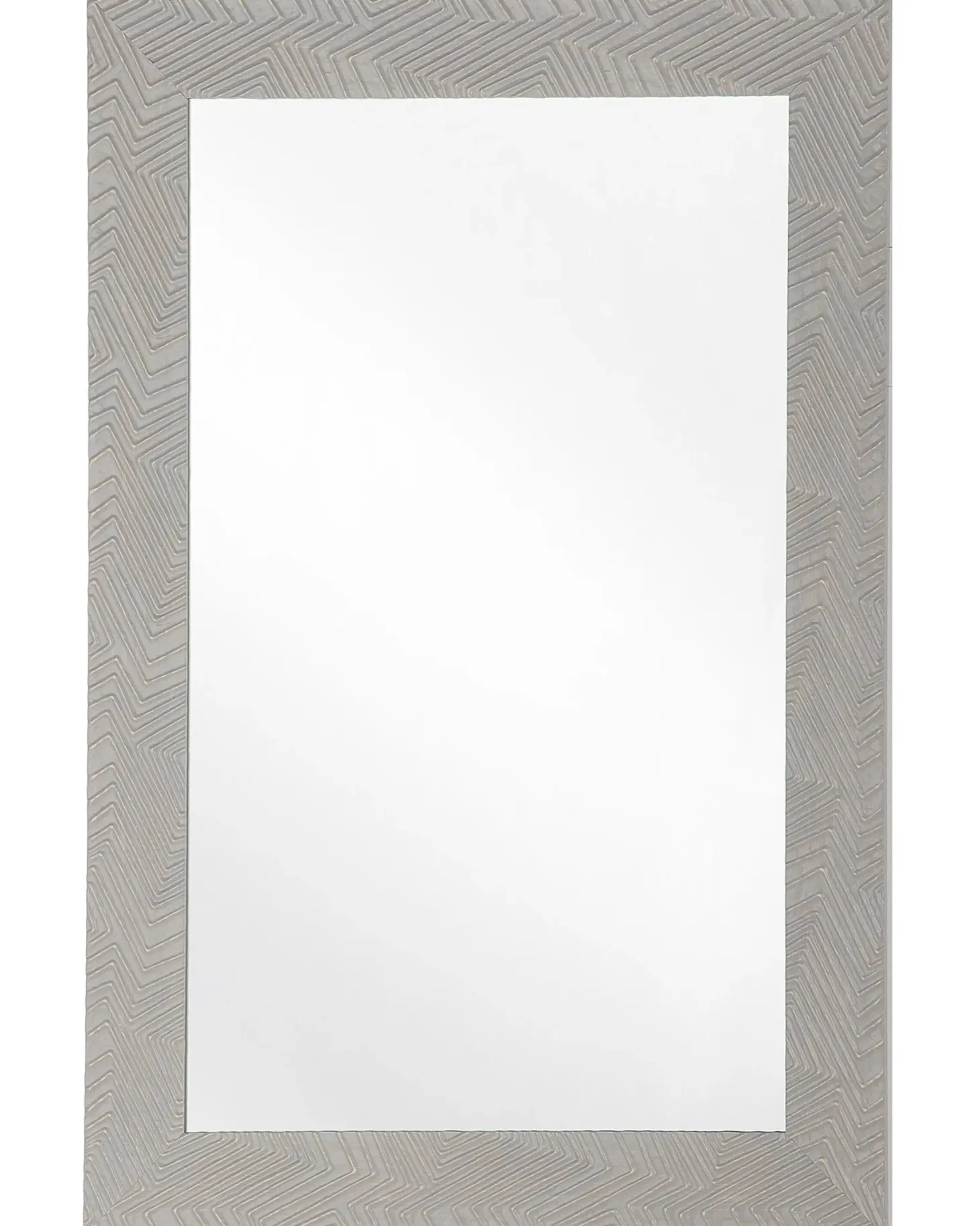 Lustro ścienne NEVEZ 60 cm 91 cm Szary
