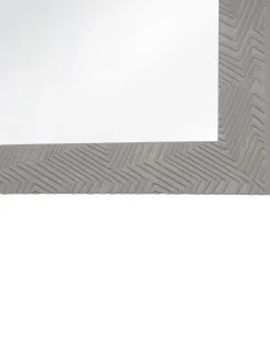 Lustro ścienne NEVEZ 60 cm 91 cm Szary