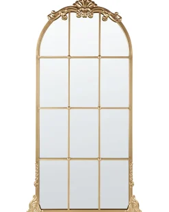 Lustro ścienne NOIDAN 66 cm 124 cm Metal Złoty