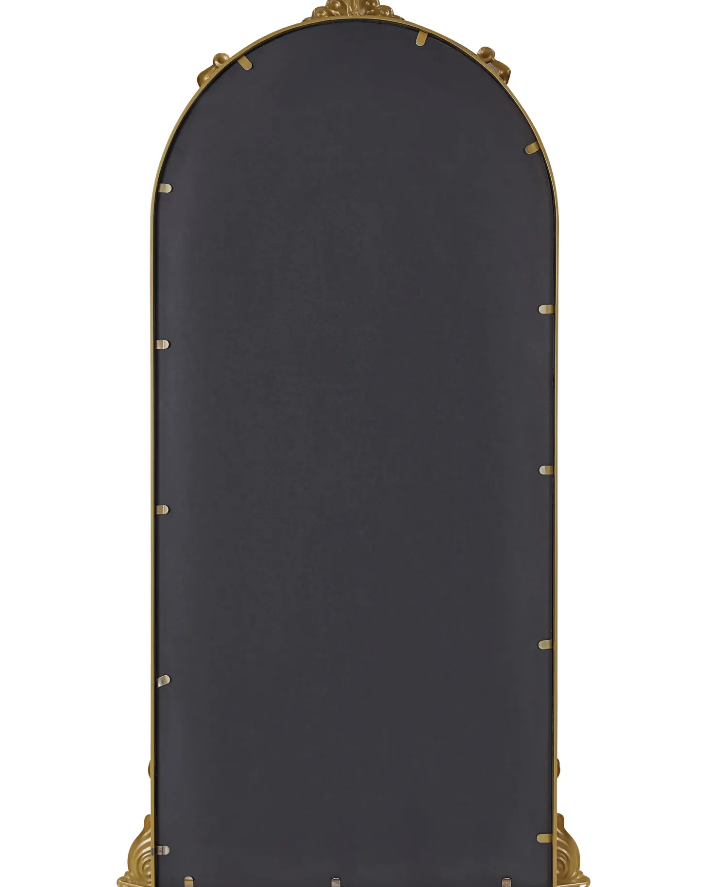Lustro ścienne NOIDAN 66 cm 124 cm Metal Złoty