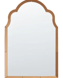 Lustro ścienne NORVILLE 60 cm 89 cm Miedziany