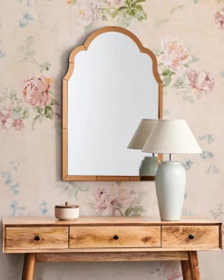 Lustro ścienne NORVILLE 60 cm 89 cm Miedziany