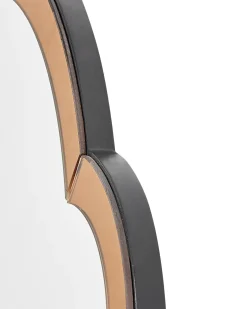 Lustro ścienne NORVILLE 60 cm 89 cm Miedziany