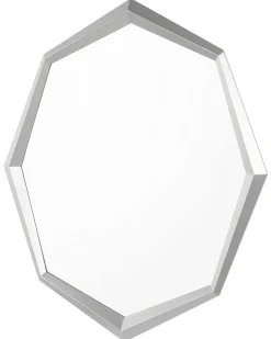 Lustro ścienne OENO 66 cm 91 cm Srebrny