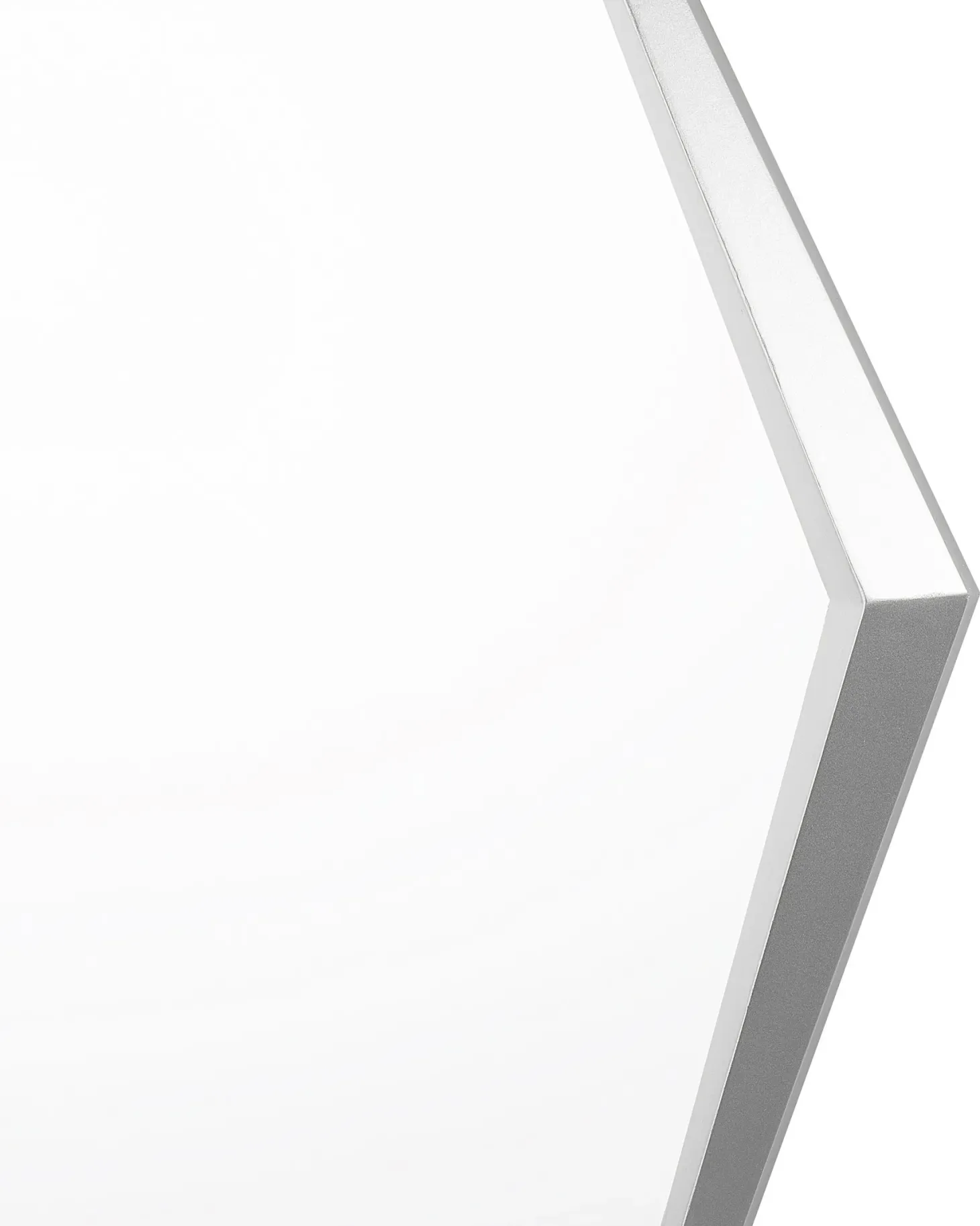 Lustro ścienne OENO 66 cm 91 cm Srebrny