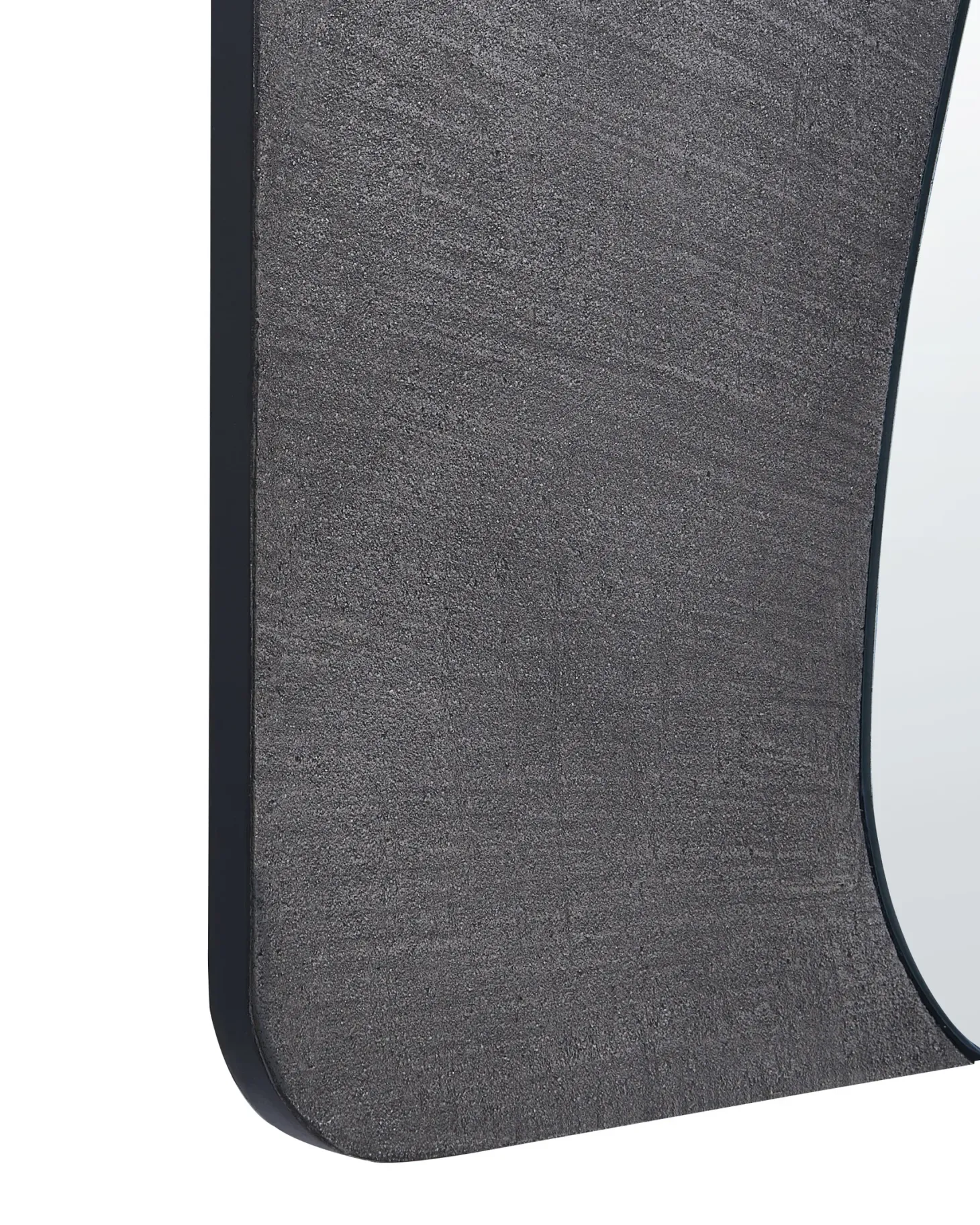 Lustro ścienne ORMES 70 cm 110 cm Szary