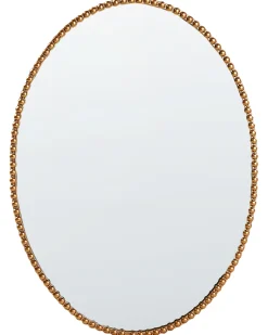 Lustro ścienne OUVEA 57 cm 79 cm Metal Złoty