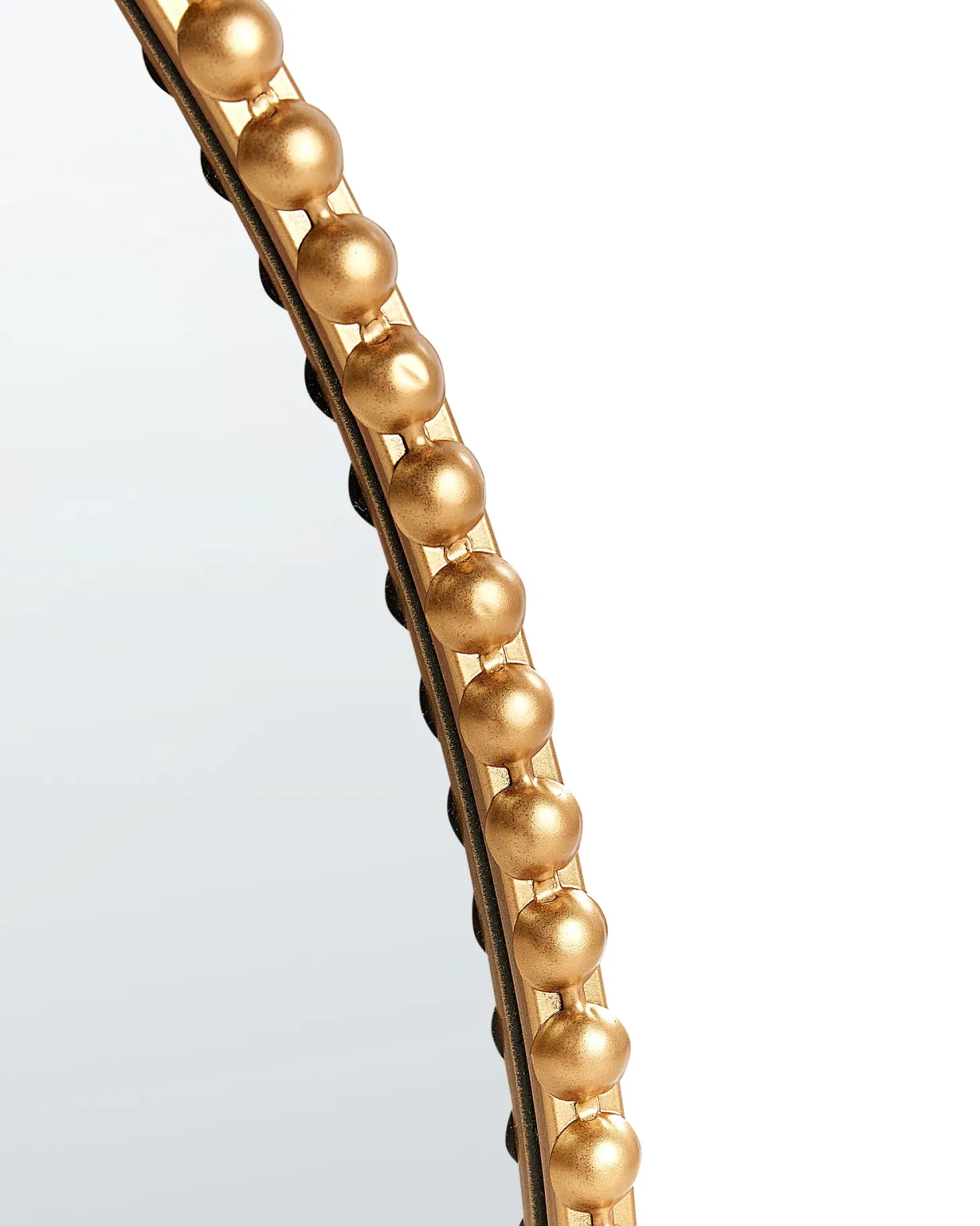 Lustro ścienne OUVEA 57 cm 79 cm Metal Złoty