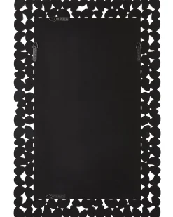 Lustro ścienne PABU 60 cm 90 cm Srebrny