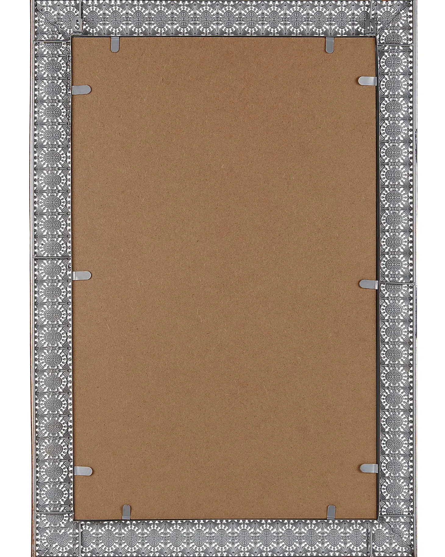Lustro ścienne PALI 60 cm 90 cm Metal Miedziany