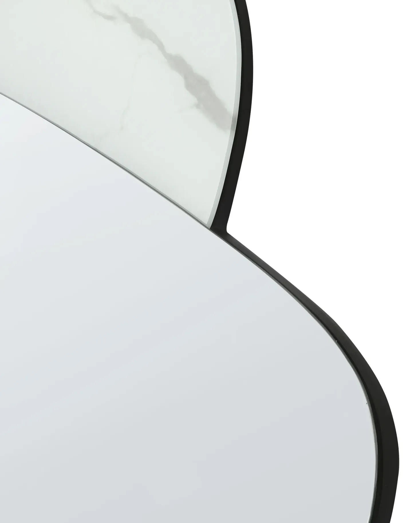 Lustro ścienne PANNES 80 cm 117 cm Błękitny
