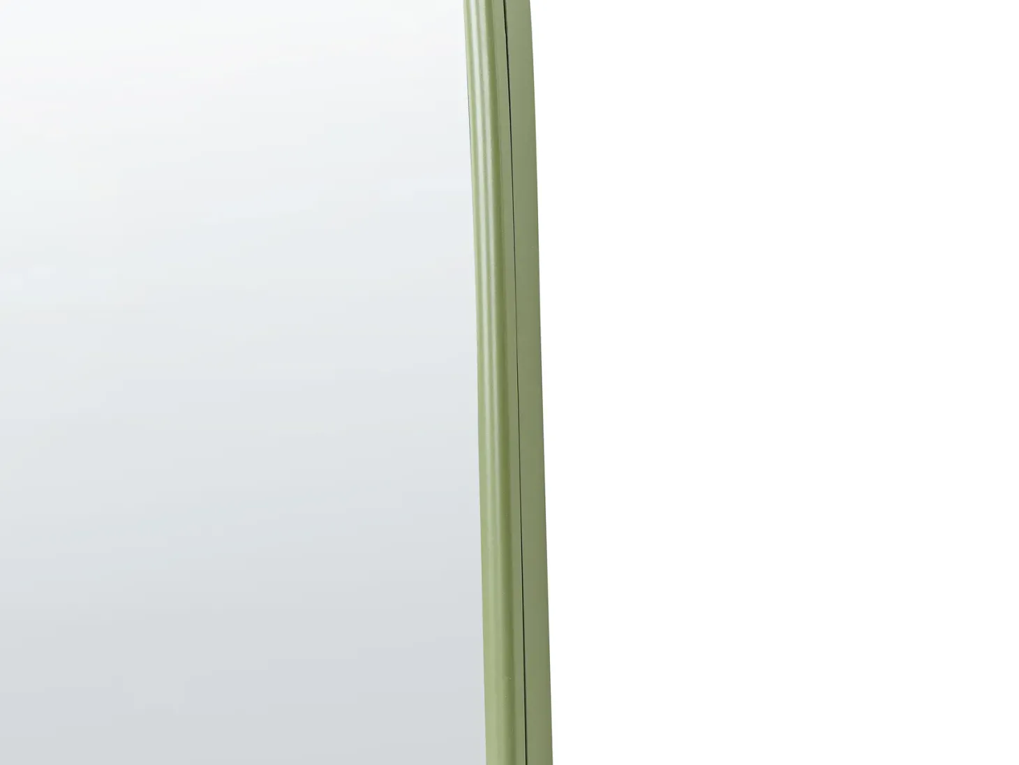 Lustro ścienne PARNAY 45 cm 146 cm Metal Oliwkowy