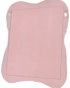 Lustro ścienne PENCRAN 60 cm 80 cm Różowy
