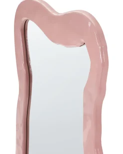 Lustro ścienne PENCRAN 60 cm 80 cm Różowy