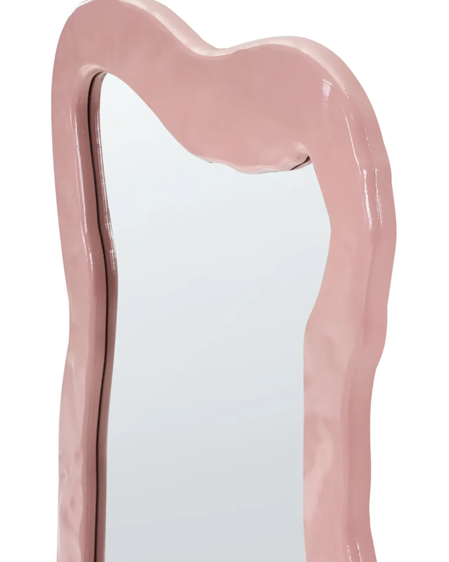 Lustro ścienne PENCRAN 60 cm 80 cm Różowy