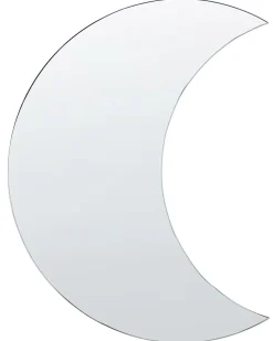 Lustro ścienne PESMES 40 cm 60 cm Srebrny