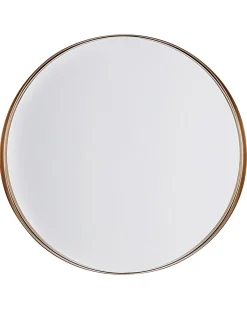Lustro ścienne PINEY 40 cm 40 cm Metal Miedziany