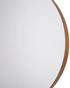 Lustro ścienne PINEY 40 cm 40 cm Metal Miedziany