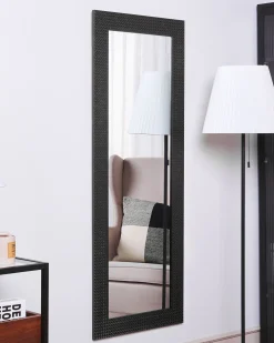 Lustro ścienne PLAISIR 50 cm 130 cm Czarny