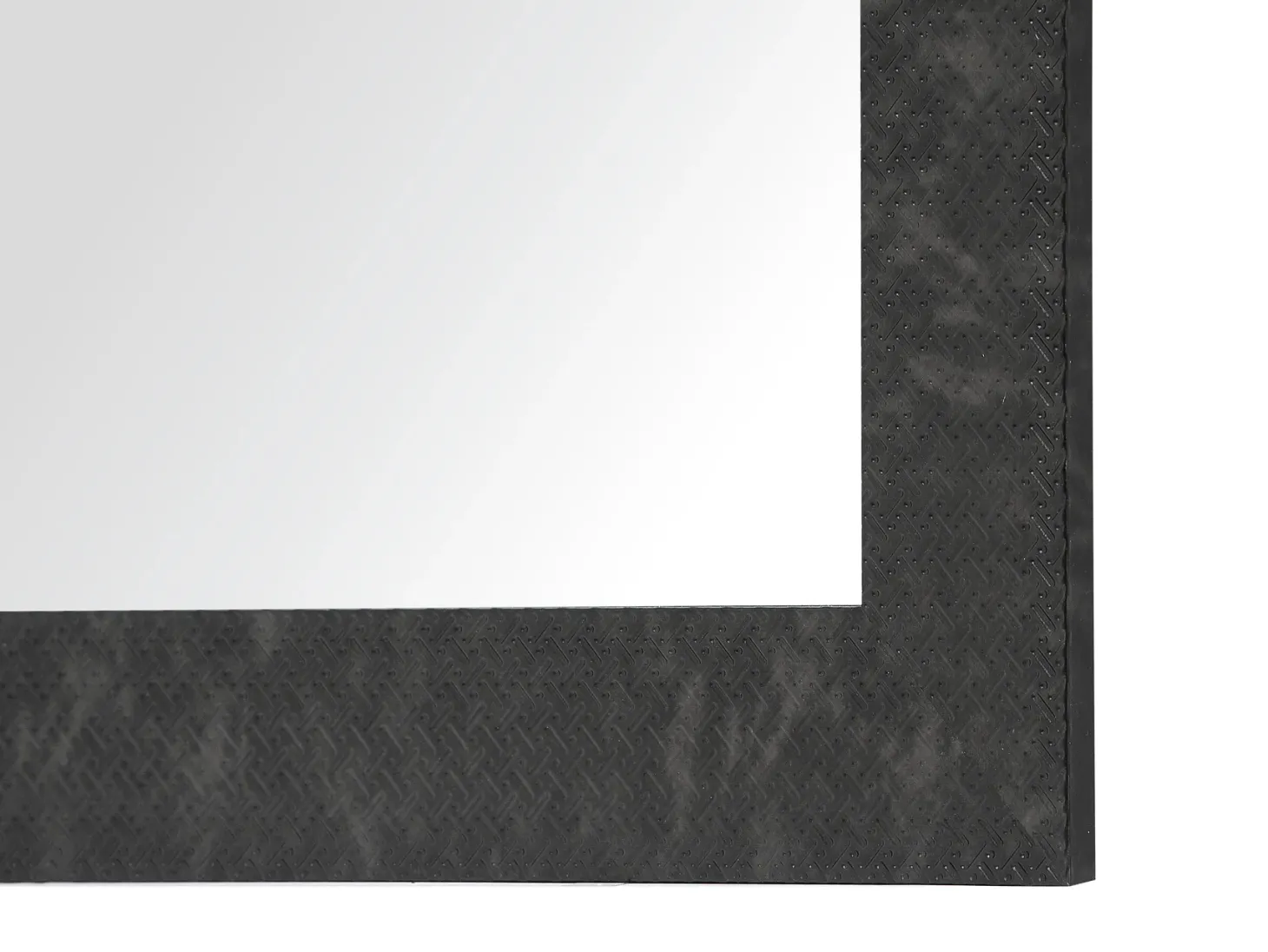 Lustro ścienne PLAISIR 50 cm 130 cm Czarny