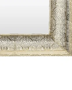Lustro ścienne PLERIN 60 cm 60 cm Metal Złoty