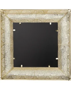 Lustro ścienne PLERIN 60 cm 60 cm Metal Złoty