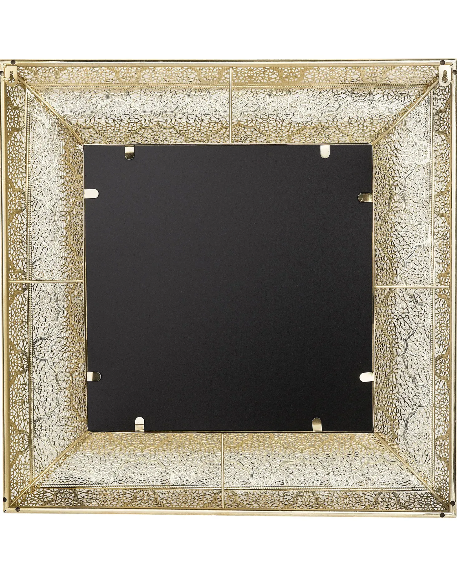 Lustro ścienne PLERIN 60 cm 60 cm Metal Złoty