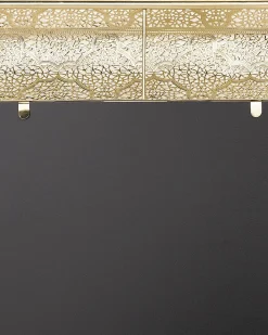 Lustro ścienne PLERIN 60 cm 60 cm Metal Złoty