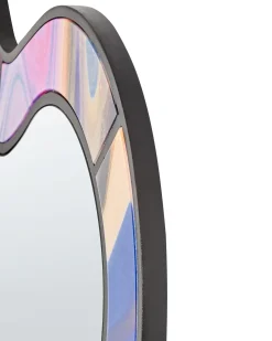 Lustro ścienne PULNOY 72 cm 80 cm Różowy