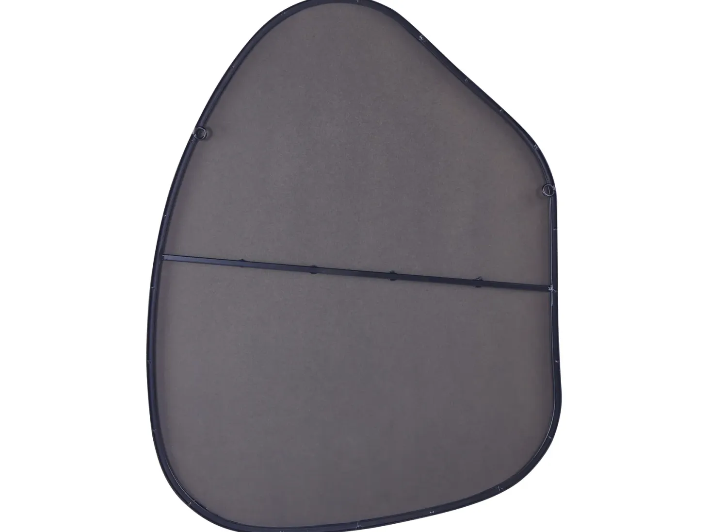 Lustro ścienne PUTEAUX 70 cm 92 cm Metal Czarny
