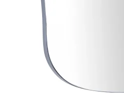 Lustro ścienne PUTEAUX 70 cm 92 cm Metal Czarny