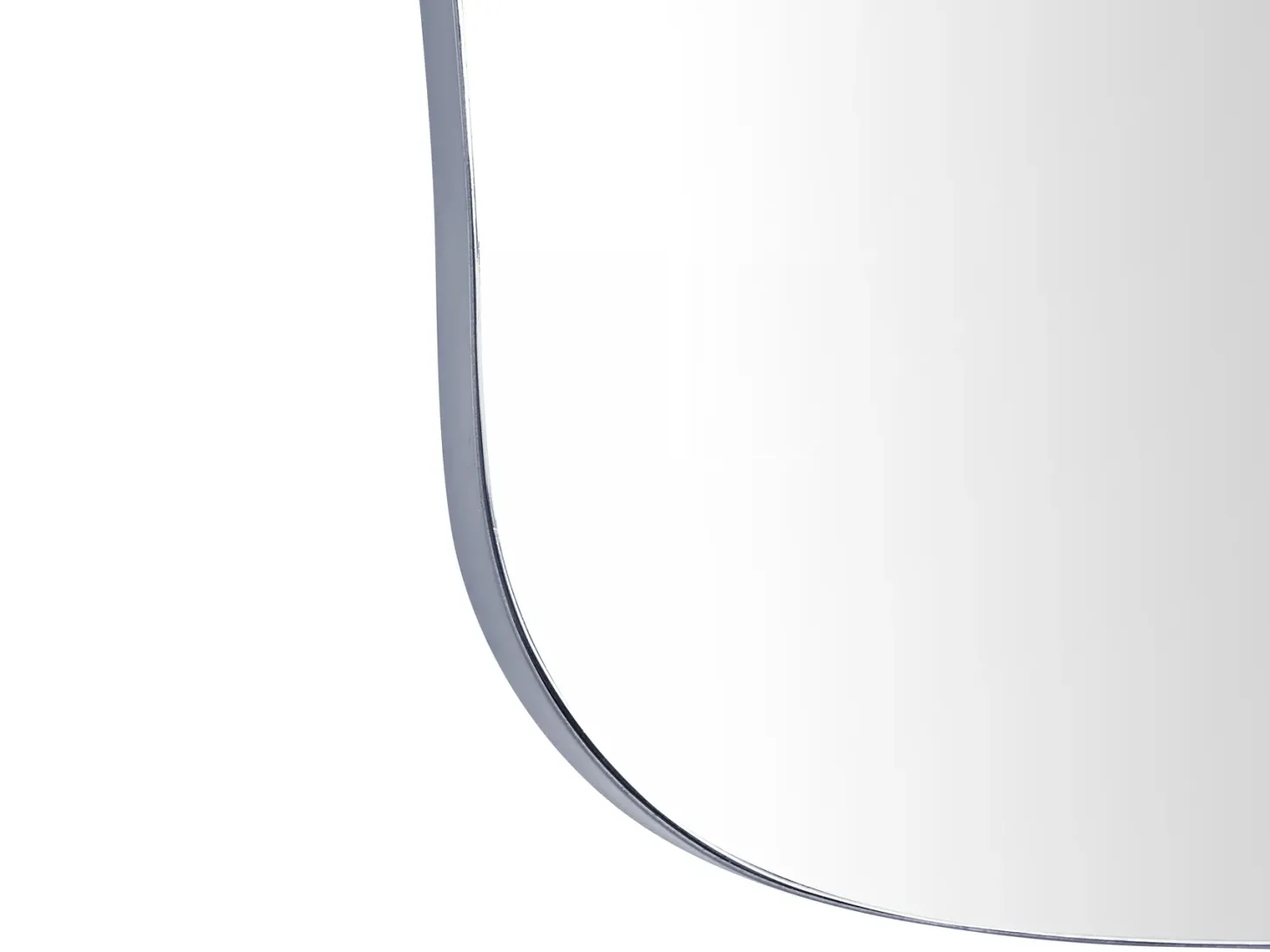 Lustro ścienne PUTEAUX 70 cm 92 cm Metal Czarny