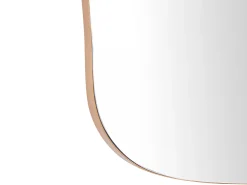 Lustro ścienne PUTEAUX 70 cm 92 cm Metal Złoty