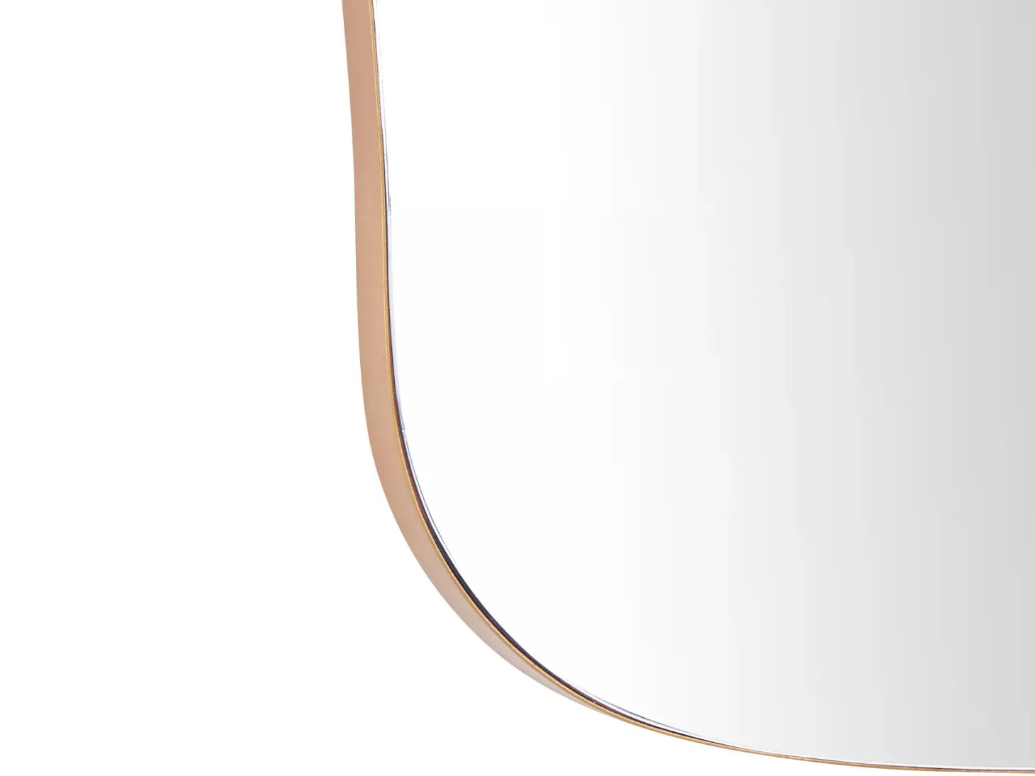 Lustro ścienne PUTEAUX 70 cm 92 cm Metal Złoty