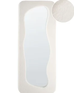 Lustro ścienne QUIMPER 70 cm 170 cm Złamana biel