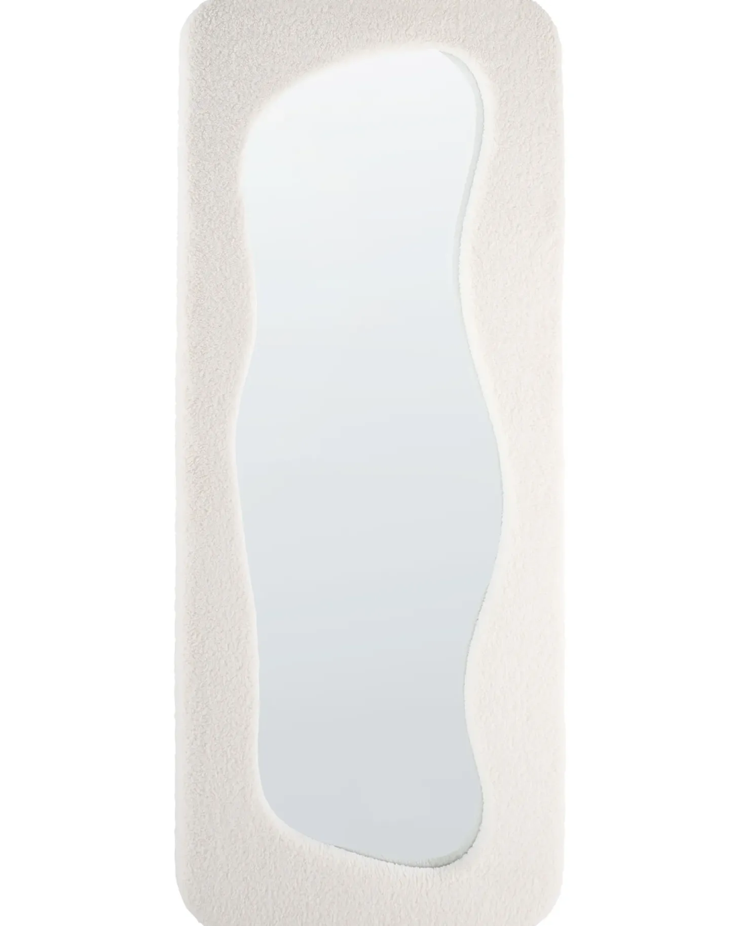 Lustro ścienne QUIMPER 70 cm 170 cm Złamana biel