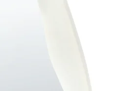 Lustro ścienne REIGNY 57 cm 160 cm Welur Biały