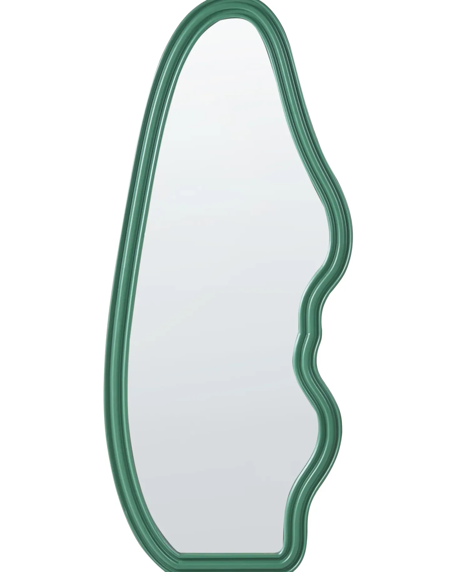 Lustro ścienne ROCLES 68 cm 160 cm Ciemnozielony