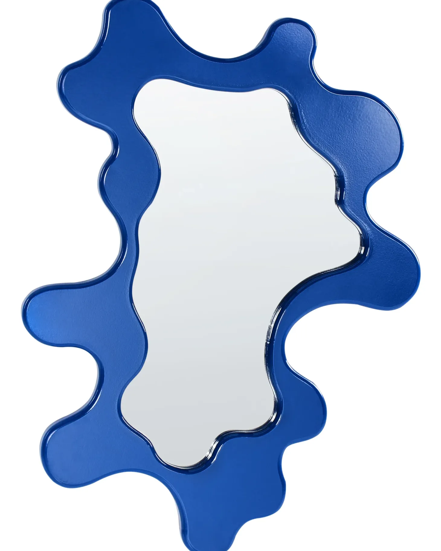 Lustro ścienne ROSCOFF 59 cm 80 cm Niebieski