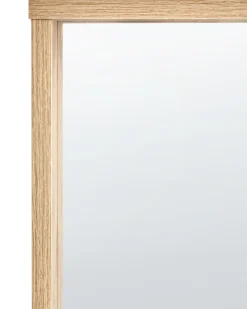 Lustro ścienne ROSELL 80 cm 65 cm Jasnobrązowy