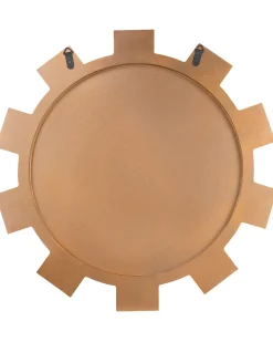 Lustro ścienne ROZEL 80 cm 80 cm Złoty brąz