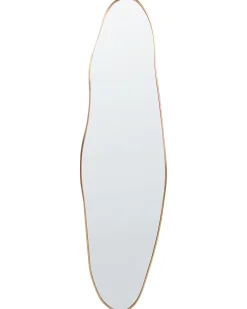 Lustro ścienne SALINS 47 cm 160 cm Metal Złoty