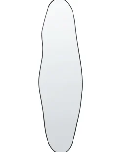 Lustro ścienne SALINS 47 cm 160 cm Metal Czarny