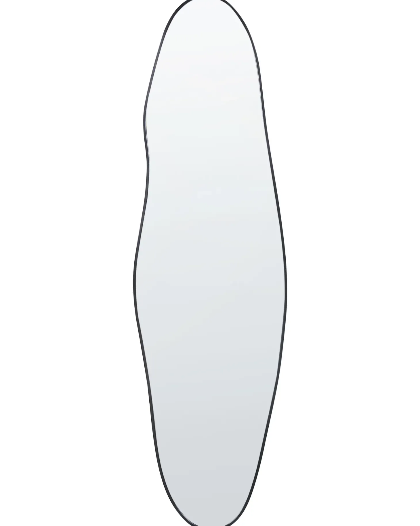 Lustro ścienne SALINS 47 cm 160 cm Metal Czarny