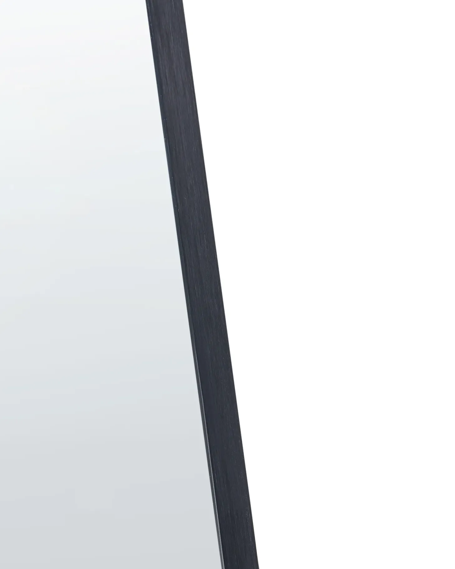Lustro ścienne SALINS 47 cm 160 cm Metal Czarny