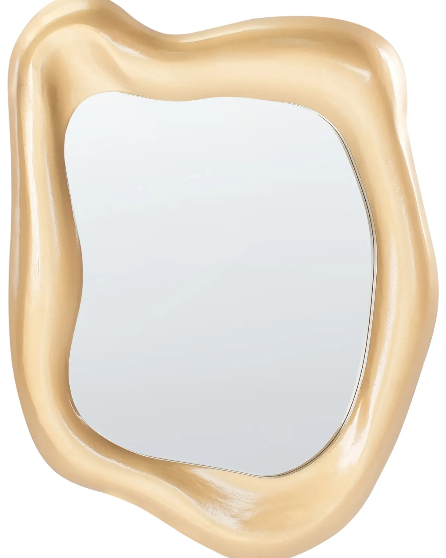 Lustro ścienne SANTEC 59 cm 77 cm Złoty